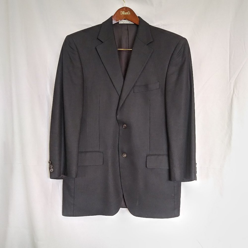John W. Nordstrom Cashmere Silk Men's Blazer Black